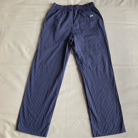Tekla stripped blue and gray pajama trousers men’s - Picture 4 of 10